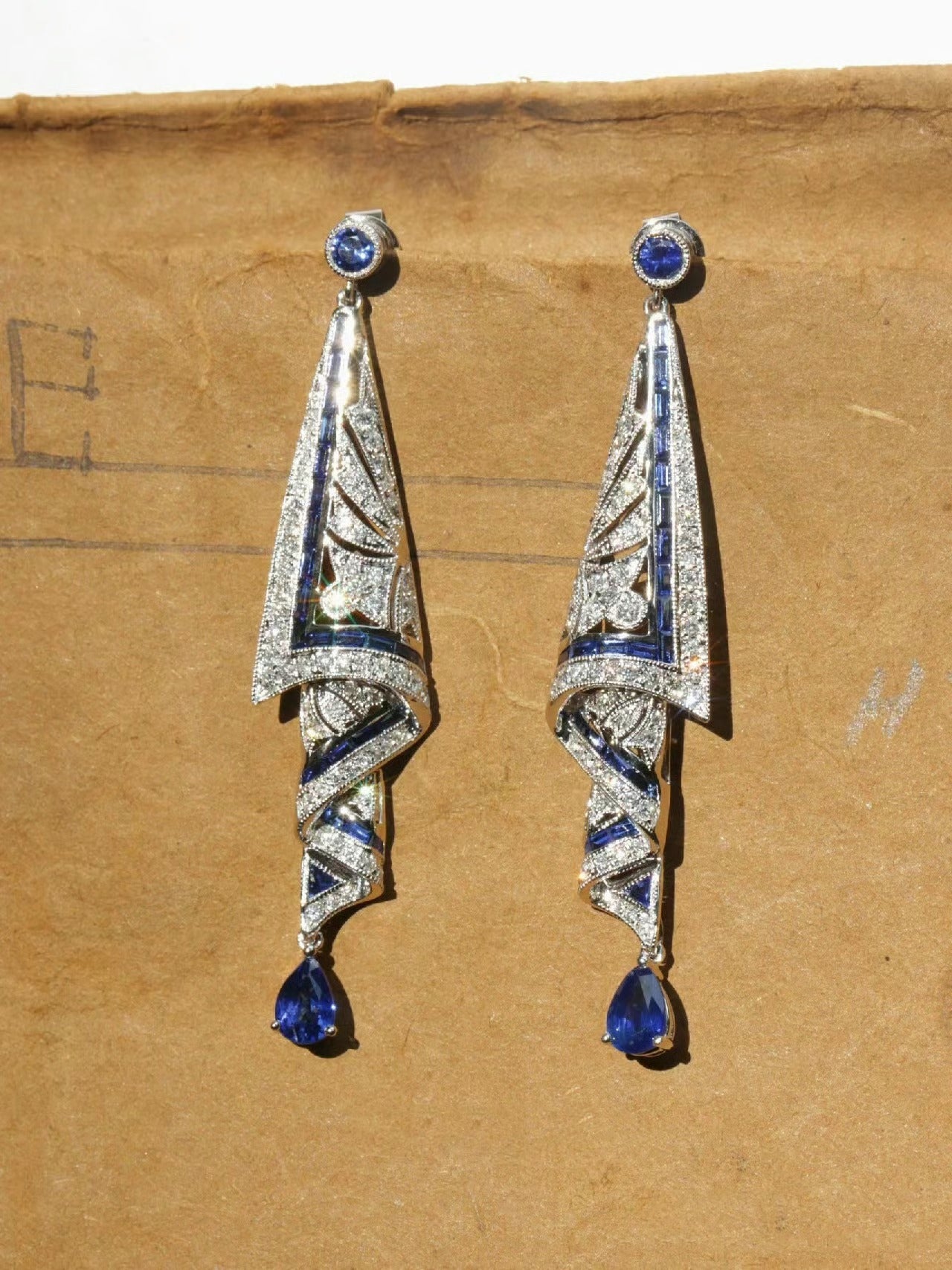 925 Sterling Silver Vintage Satin Stud Earrings