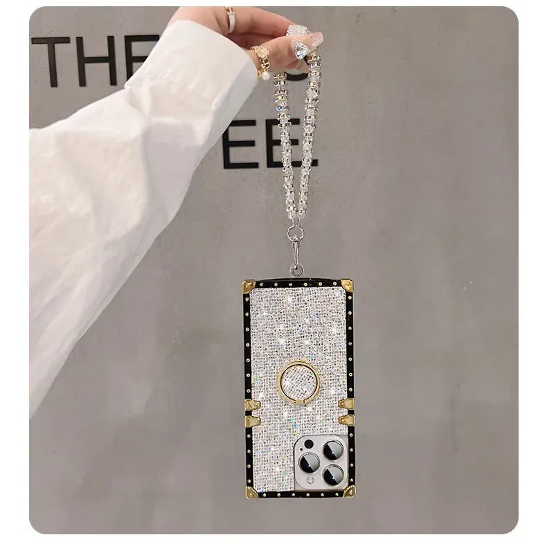 ✨Sparkle Crystal Bracelet Case