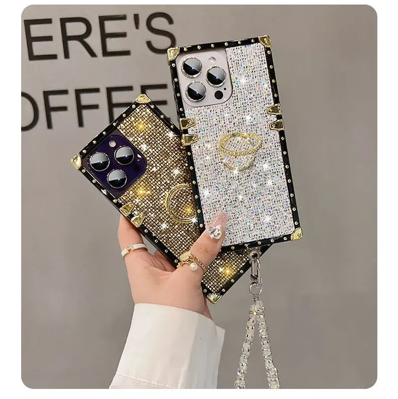 ✨Sparkle Crystal Bracelet Case