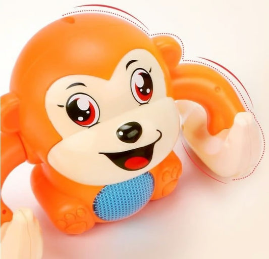 🐒Early infant electric flip and head monkey toys