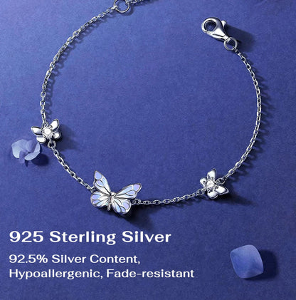 [Limited Edition] Luminous Dream Purple Butterfly Bracelet & Necklace