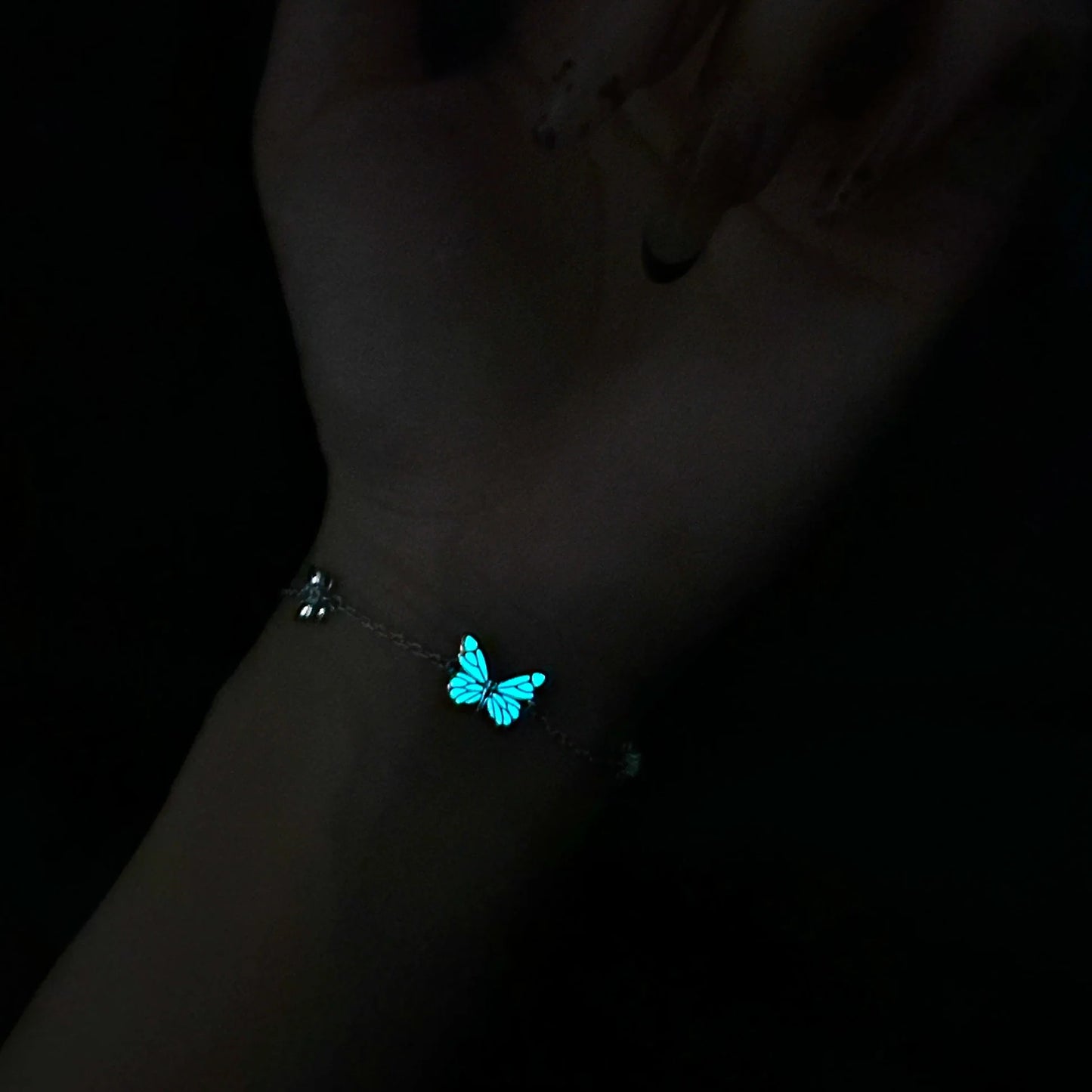 [Limited Edition] Luminous Dream Purple Butterfly Bracelet & Necklace